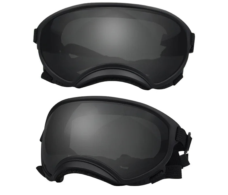 ATUBAN Dog Goggles Anti UV Strong Impact Resistance Adjustable Elastic Puppy Large Breed Dog Goggles Breathable Pet Sunglasses