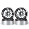 AXSPEED 4Pcs Metal 1.9"/2.2inch Beadlock Wheel Rims 25/35mm for Axial SCX10 Wraith TRX-4 D90 1/10 RC Crawler Car Upgrade Parts