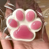 New Mini Kawaii Plush Cat Paw Mochi Taba Squishy Silicone Cute Pink Cat Foot Small Cat Paw Fidget Toy