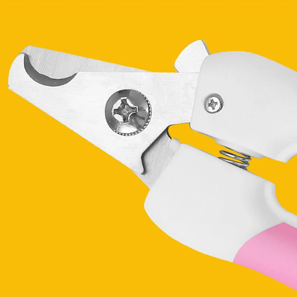Professional Pet Nail Clipper Stainless Steel Dog Cat Nail Trimmer Labor-Saving Nail Clipper Convenient Dog Grooming Supplies