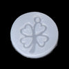 DIY Clover Bell Tree Earrings Silicone Epoxy Mold DIY Keychain Pendant Jewelry Crafting Mould for Valentine Love Gift