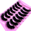 “7 Pairs 3D Mink Lashes Pack – 15-25mm Wispy Natural False Eyelashes Bulk with Custom Box, Wholesale Short Mink Lashes”