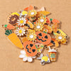 10pcs/Lot Random Mix Animal Charms Enamel Heart Flower Pendants for Jewelry Making DIY Earrings Necklace Craft Supplies