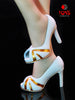 1/6 Scale Female Fishbill High Heels Shoes Model Fit 3.3cm Length Feet Soldier 12" Action Figure Body