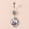Fashion Fruit Cherry Belly Button Rings Sexy Navel Rings Belly Piercing Body Jewelry for Women Girl Party Holiday Jewelry Gifts