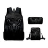 3pcs/set Spider Man Students Backpack Pencil Case Messenger Bag Wear-resistant Lightening Breathable Waterproof Schoolbag