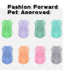 Sun Protection Dog Shirts with Reflective Strips, Quick Dry, Soft Stretchy Fabric, Available in Sizes for Small to Large Dogs!