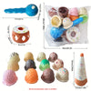 Children Simulation Food Kitchen Toy lceCream Stack Up Play Kids Pretend PlayToys Educational Toys For Baby Gifts