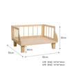 summer and winter four-season universal floor-standing wooden removable and washable princess bed cat bed