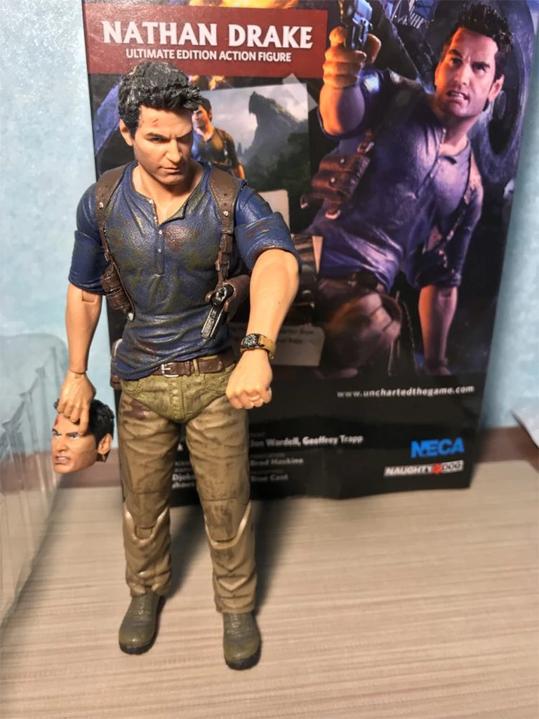 NECA Uncharted 4 A thief's end NATHAN DRAKE Action Figure Model Toys Collectable Doll Creative Present For Kids