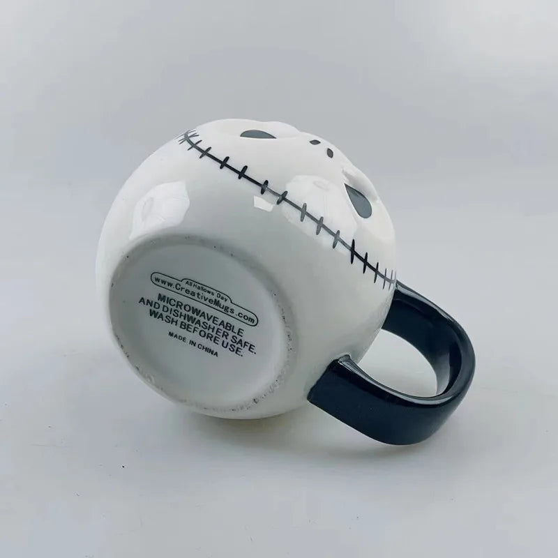 The Nightmare Before Christmas Jack Ceramic Cup Cartoon Creative Coffee Milk Breakfast Oatmeal Mug Kitchen Drinkware Cups Gifts