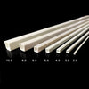 10pcs DIY handmade plastic rod 2mm-10mm Length 25CM ABS hollow solid rod Materials Building Handmade Sand Table Diorama