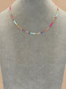 Go2boho Boho Beaded Necklaces For Women Dainty Colorful Summer Bohemian Mixed Bead Crystal Nekclace Choker Beach Jewelry