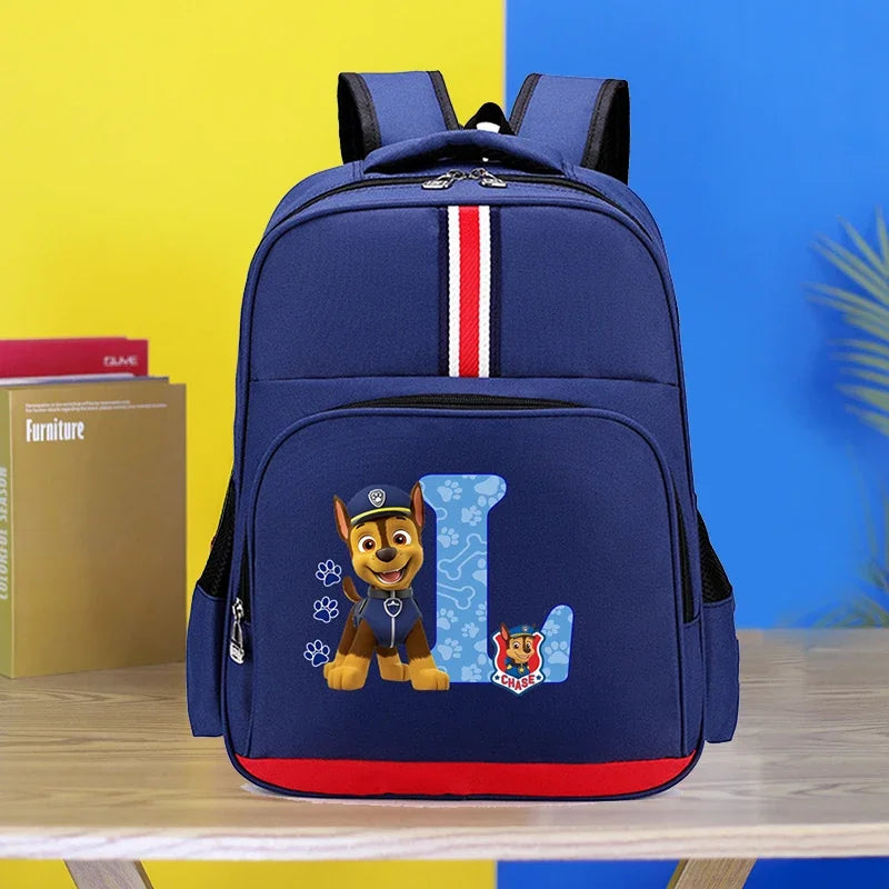 Paws Patrols School Bag Anime Kid Boy Girl Knapsack Teenager Printed Backpack Student Large Capacity Book Bag Rucksack Children