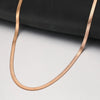 Stainless Steel Necklaces Herringbone Blade Snake Chain Light Luxury Unisex Clavicle Choker Men Necklace For Women Jewelry Gifts