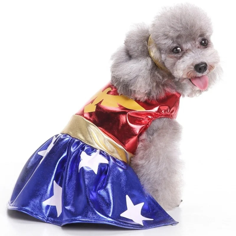 Dog Dress Puppy Luxury Skirt Summer Pet Princess Clothes Sweet Dog Clothes for Small Dogs Pet Floral Dog Skirt Fancy Cat Dress