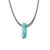 Men Vintage Rectangle Obsidian Pendent Necklace Natural Tiger Eye Labradorite Gem Leather Rope Braid Necklace Healing Jewelry