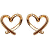 Korean Irregular Heart Ear Clip for Women Girls Painless Silicone Non-Piercing Ear Clip Ear Cuff Wedding Party Jewelry Gifts