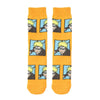 New 1 pair of Bandai cartoon men's and women's socks cartoon personality skateboard socks anime mid tube cotton neutral socks
