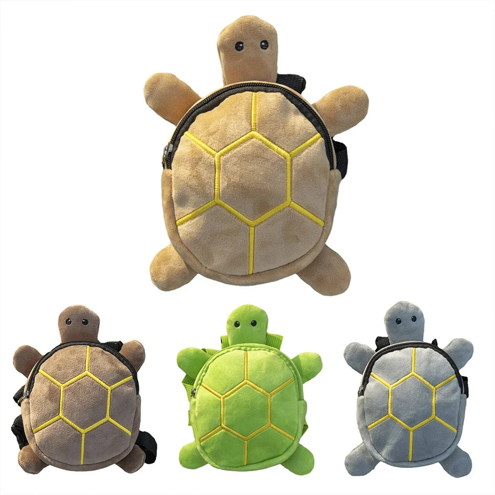 Cartoon Turtle Shape Dog Backpack No-Pull Pet Harness Vest Self Carrier Metal Zipper Large Capacity Backpack Pet Products