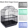 Mesh Bird Cage Cover Shell Dustproof Birdcage Parrot Cage Net Nylon Airy Fabric Mesh Bird Cage Net Cover Seed Catcher Guard
