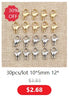 20pcs 16x9mm No Fade 316 Stainless Steel Double Loops Hand Charms Pendant DIY Jewelry Findings Connector for Necklace Bracelet