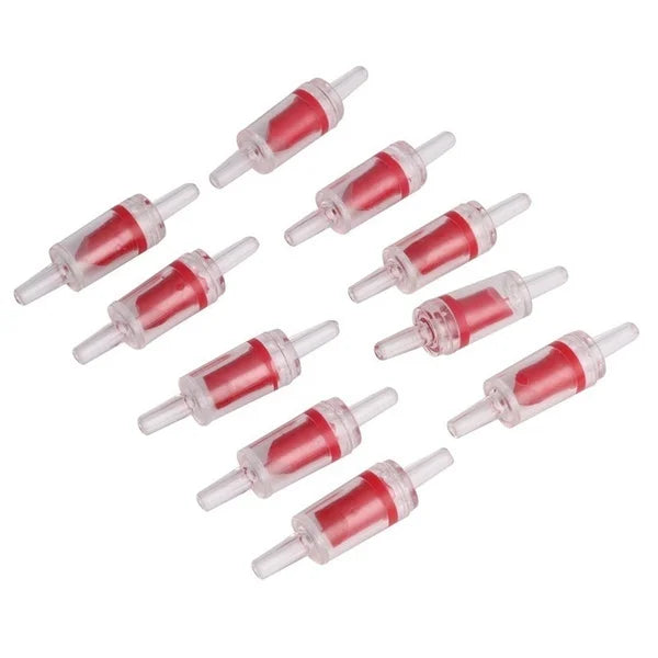 10pcs Plastic One Way Check Valve For Aquarium Air Pump   Non-Return Home Fish Tank CO2 System