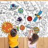 Large Children Drawing DIY Space Sticky Color Filling Paper Coloring Paper Coloring Tablecloth For Kids Early Educational Toys