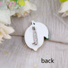 35mm Cute Pear Brooch (Safty Pin) Laser cut Acrylic Jewelry For Baby Girl Gift