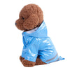 Summer Outdoor Puppy Pet Rain Coat S-XL Hoody Waterproof Jackets PU Raincoat for Dogs Cats Apparel Clothes Wholesale