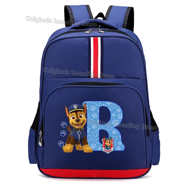 Paws Patrols School Bag Anime Kid Boy Girl Knapsack Teenager Printed Backpack Student Large Capacity Book Bag Rucksack Children