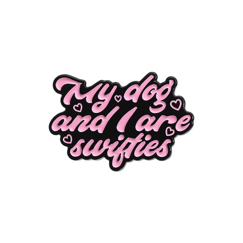 21 Types Wholesale Song Lyrics Enamel Pins Female Pop Singer Brooches Romantic Poetry Lapel Backpack Badge Jewelry Gift for Fans