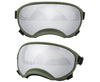 ATUBAN Dog Goggles Anti UV Strong Impact Resistance Adjustable Elastic Puppy Large Breed Dog Goggles Breathable Pet Sunglasses