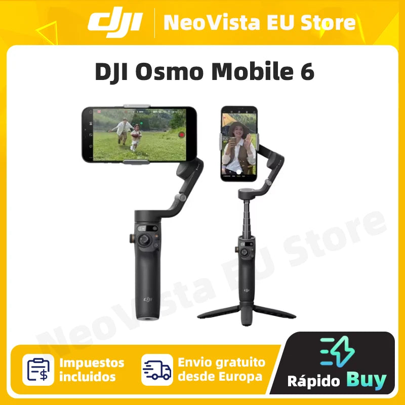 DJI Osmo Mobile 6 OM 6 Handheld Gimbal 3-Axis Stabilization ActiveTrack 5.0 Built-In Extension Rod Original Brand New in stock