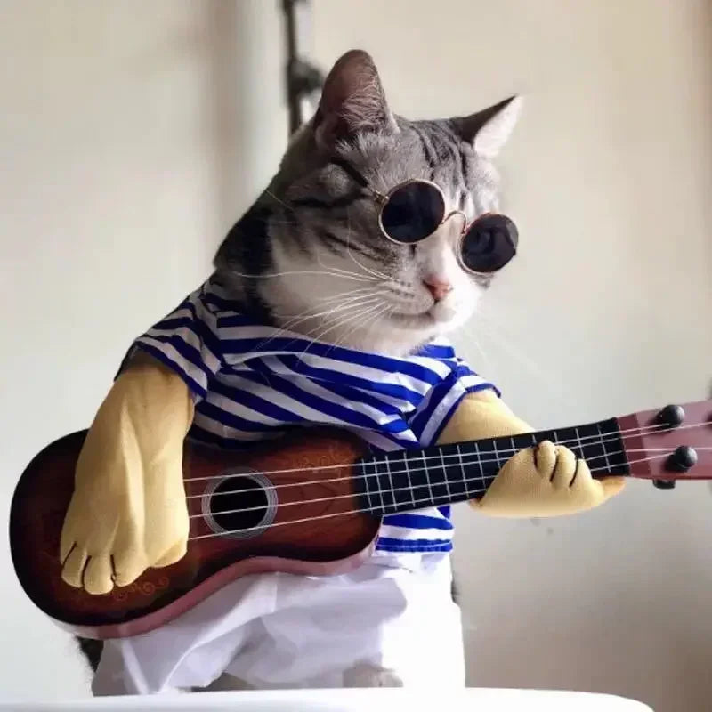 Cat Sunglasses Summer Outdoor Puppy UV Protection Sunglasses Dolls Sun Glasses Small Dog Cosplay Photo Props Cute Pet Sunglasses