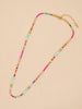 Go2boho Boho Beaded Necklaces For Women Dainty Colorful Summer Bohemian Mixed Bead Crystal Nekclace Choker Beach Jewelry