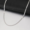 Stainless Steel Necklaces Herringbone Blade Snake Chain Light Luxury Unisex Clavicle Choker Men Necklace For Women Jewelry Gifts