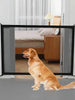 Portable pet safety door: Durable nylon barrier suitable for stairs and balconies - no drilling required pet gate