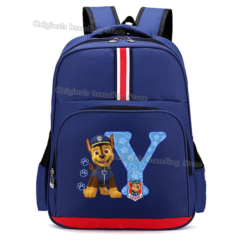 Paws Patrols School Bag Anime Kid Boy Girl Knapsack Teenager Printed Backpack Student Large Capacity Book Bag Rucksack Children