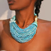 New Fashion Bohemian Statement Beads Necklace Handmade for Women Wedding Party Jewelry