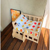 Royal Solid Wood Pet Throne Year-Round Luxury Bed for Teddies and Bichons Non-Toxic Safe Kitty Castle SnUgly Secure Comfort Zone