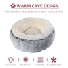 Long Plush Round Cat Bed for a Comfy and Fashionable Nap