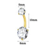 1PC 316L Surgical Steel Belly Button Rings Crystal Piercing Navel Piercing Earring Belly Piercing Sexy Body Jewelry Ombligo