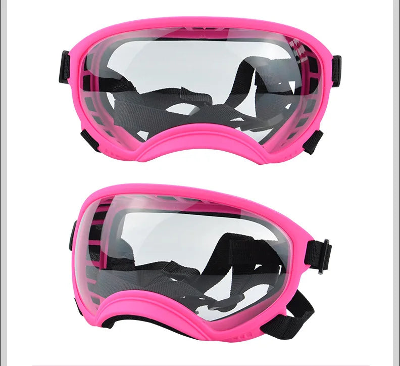 Color changing pet glasses, dog goggles, size dog sunglasses, snow glasses, UV resistant dog sunglasses
