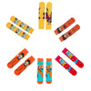 New 1 pair of Bandai cartoon men's and women's socks cartoon personality skateboard socks anime mid tube cotton neutral socks