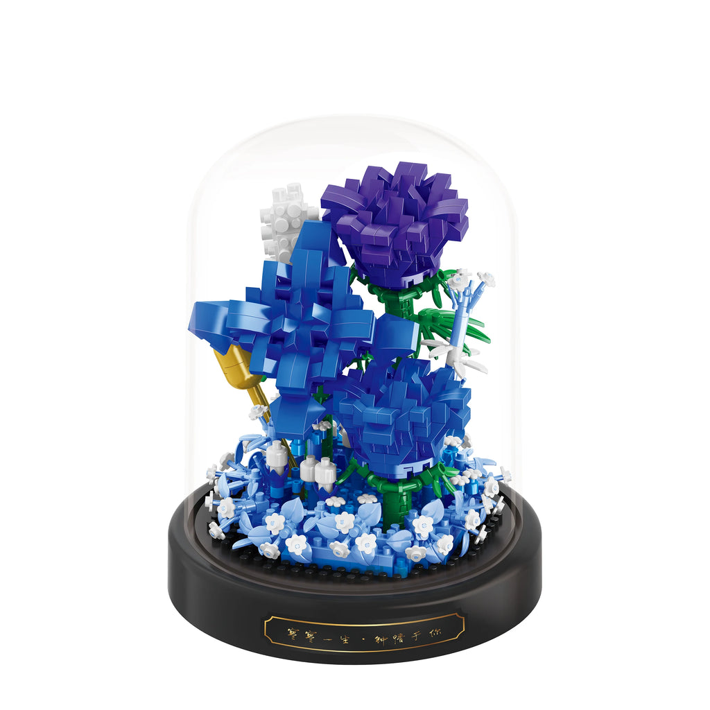 Eternal Life Flowers Building Blocks Micro Flower Mini Bricks Particles Home Decoration Assembling Puzzle Toy Girls Kids Gifts