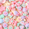 15pcs New Mix Kawaii Summer Vacation Pink Flower Heart Butterfly Ice Cream Star Resin Earrings Charms Diy Jewelry Making Pendant