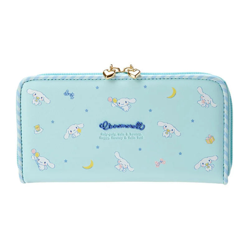MINISO Kawaii Hello Kitty Wallet Keychains Sanrio Pochacco My Melody ACGN Cards Bag Kuromi Coin Anime Bag