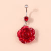Fashion Fruit Cherry Belly Button Rings Sexy Navel Rings Belly Piercing Body Jewelry for Women Girl Party Holiday Jewelry Gifts