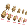 50pcs Stainless Crimp End Beads Caps Leather Cord Clip Tip Fold Crimp Bead Bracelet Connectors for Jewelry Making Bulk Wholesale